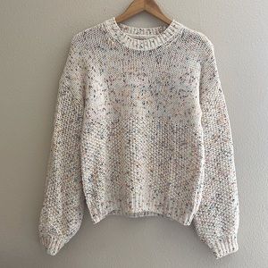 GAP confetti speckled sweater